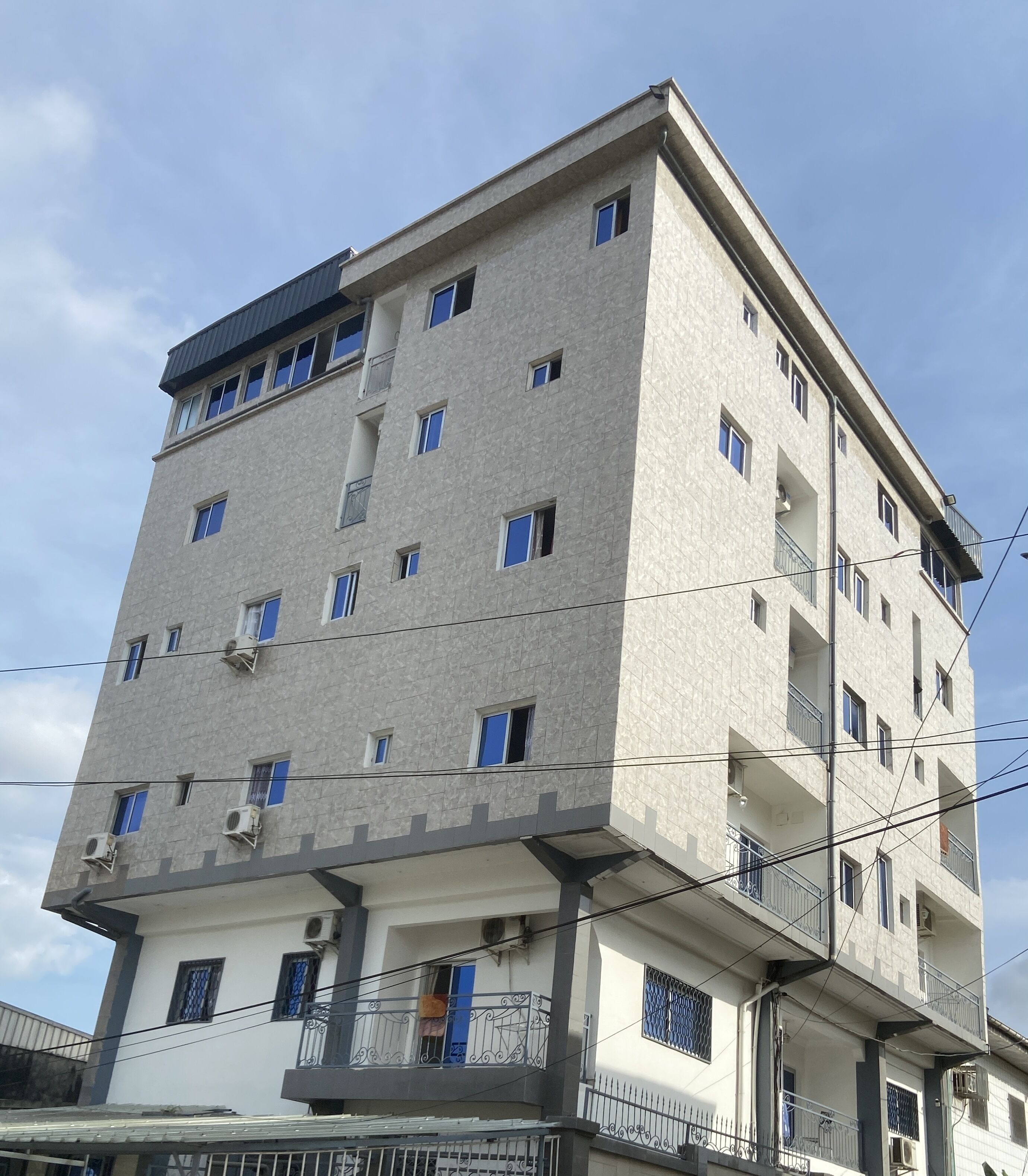 Facciata della struttura