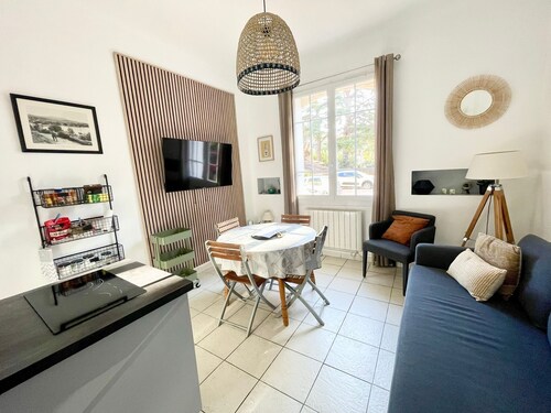 T2 Portissol, Idéalement Situé, Parking Privé, Port & Plage à Pieds