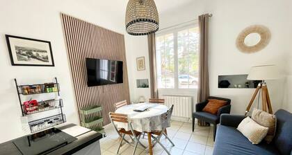 T2 Portissol, Idéalement Situé, Parking Privé, Port & Plage à Pieds