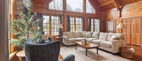 Smart TV, caminetto, tavolo da ping pong