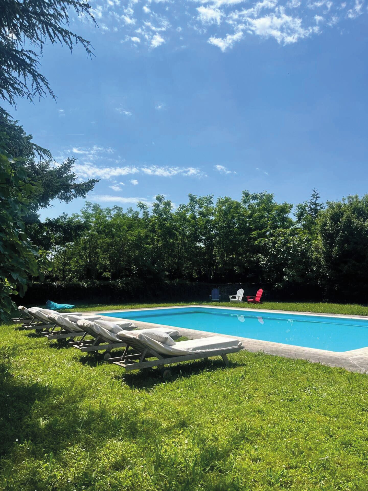 Seasonal outdoor pool