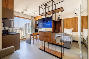 Studio royal | Décor unique, ameublement unique, accès au Wi-Fi (inclus)