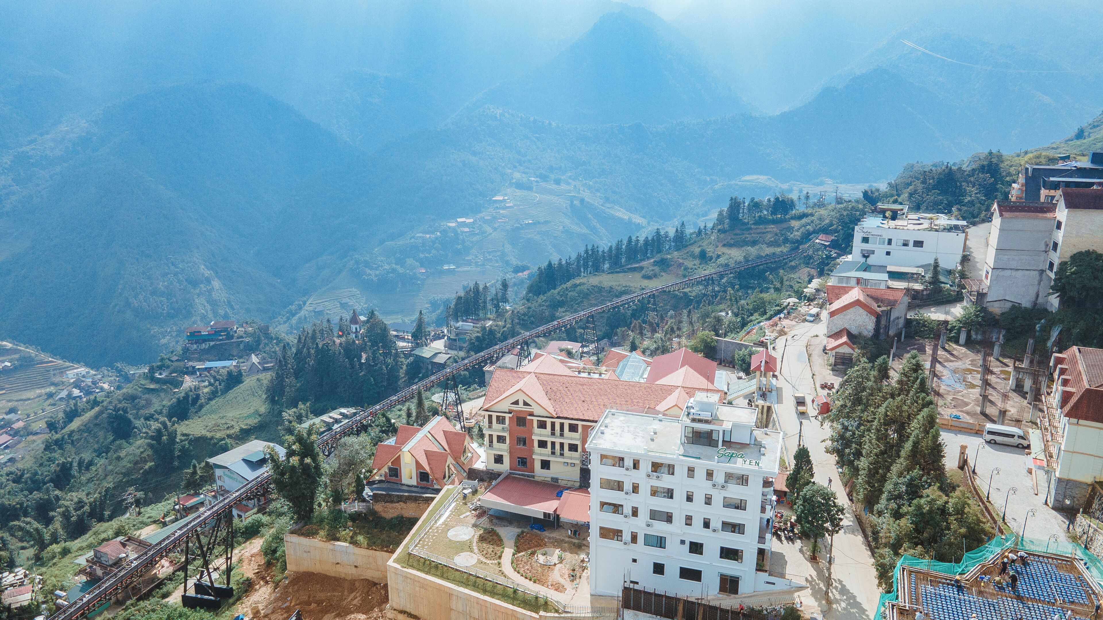 Majoituspaikan julkisivu