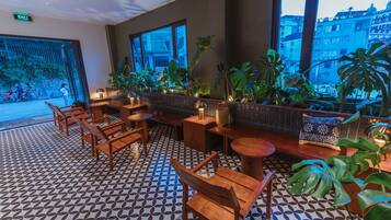 Sala de estar en el lobby