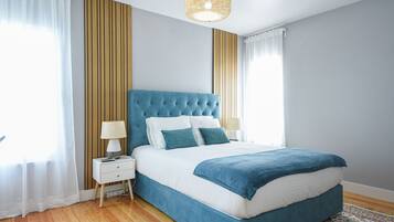 4 soverom, strykejern/-brett, wi-fi (inkludert) og sengetøy