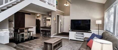 Smart TV, video games, foosball
