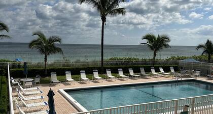 Beach Front Ocean View Condo at Island Beach Resort in Jensen Beach!