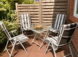 Terrace/patio - Ferienanlage Wattenwind Fewo 27/1 (Cuxhaven)