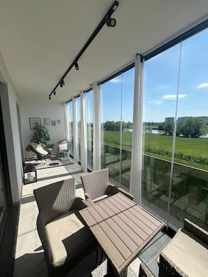 Apartment, 1 Schlafzimmer, Balkon, Stadtblick | Balkon