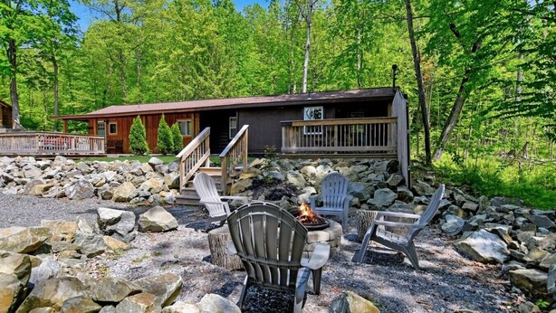 Unclassified image, 1 of 24, button - Walk to Beach - Pet friendly Cabin w/ Workspace (Lake George)
