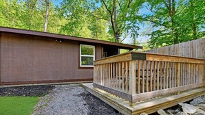 Unclassified image, 2 of 24, button - Walk to Beach - Pet friendly Cabin w/ Workspace (Lake George)