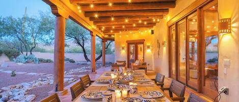Outdoor dining