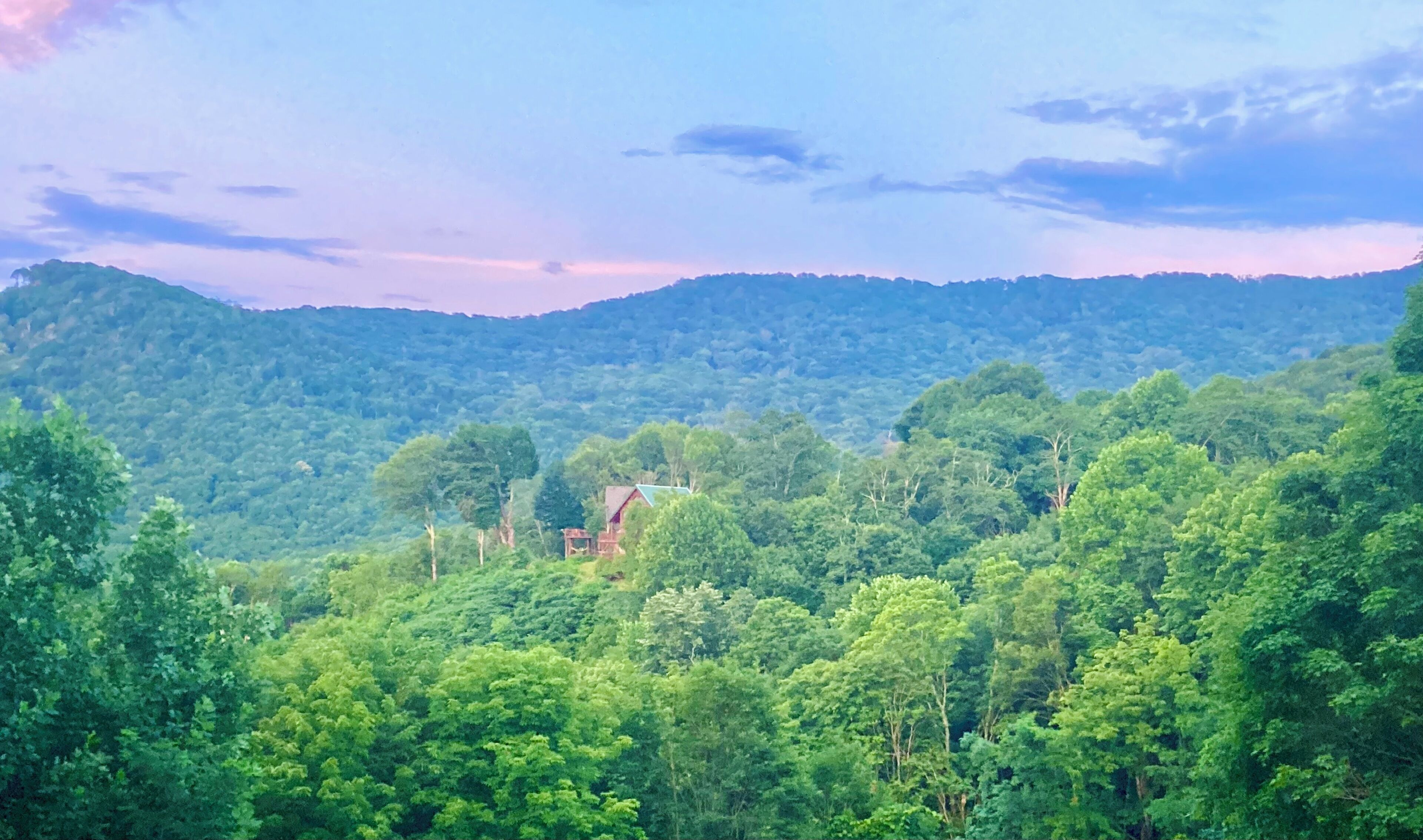 View from upper porch