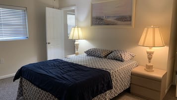2 bedrooms, desk, free WiFi, bed sheets
