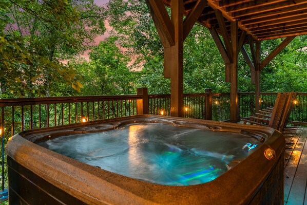 Bain à remous extérieur