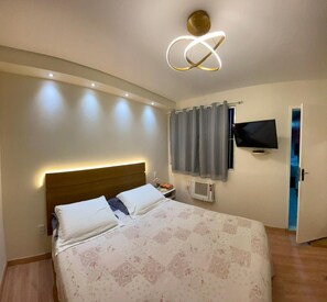 1 Schlafzimmer, Schreibtisch, Bügeleisen/Bügelbrett, WLAN