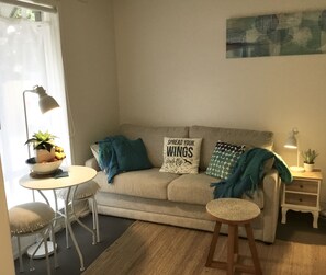 TV, books, video library