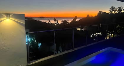 Villa Avec vue Lagon ,coucher de Soleil et à Proximité des Restaurants/magasins