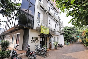 Voorkant van accommodatie