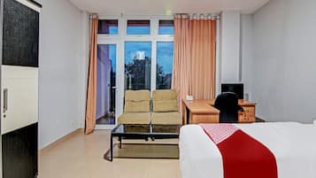 Kamar Twin Deluks | Wi-Fi gratis dan seprai linen