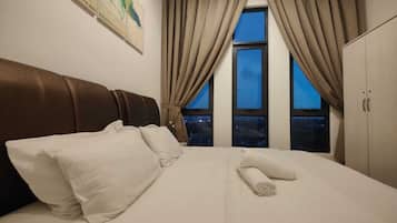 2 Schlafzimmer, Schreibtisch, Bügeleisen/Bügelbrett, kostenloses WLAN