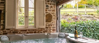 Belle maison de vacances avec jacuzzi et sauna