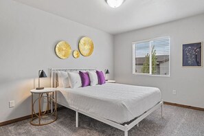 4 bedrooms, iron/ironing board, travel crib, free WiFi