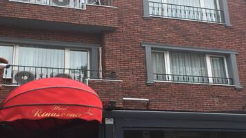 Majoituspaikan julkisivu