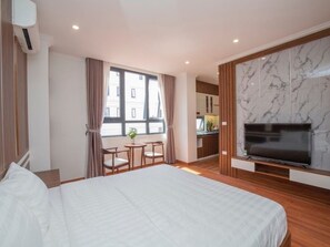 Appartement Supérieur, vue ville | Coin séjour