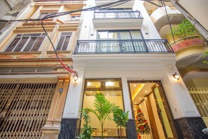 Majoituspaikan julkisivu