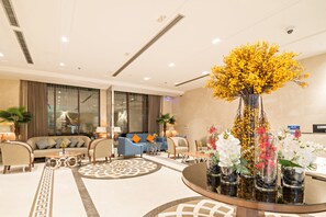 Sitteområde i lobbyen