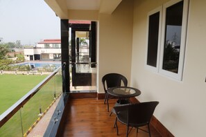 Chambre luxueuse | Vue du balcon