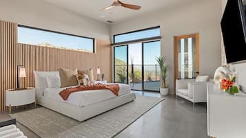 3 bedrooms, iron/ironing board, internet, bed sheets