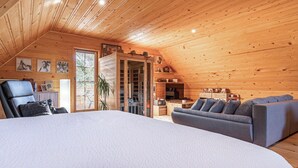 Chalet familiare, 1 camera da letto, lato montagna (Log Cabin Native)