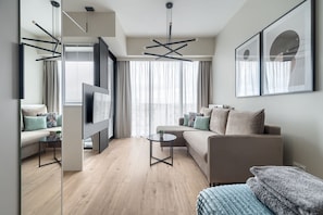 Deluxe Apartment | 1 bedroom, iron/ironing board, bed sheets - MARGI Smart Apartment  (Szczecin)