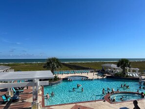 A heated pool - Brand New Custom Beach House (Galveston)
