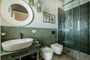 Shower, hair dryer, bidet, towels - Villa Verdese per Coppie e Famiglie Vicino al Mare Piscina Privata, Veranda,wifi (Sicilia)