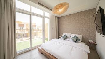 3 chambres, fer et planche Ă repasser, Wi-Fi, draps fournis