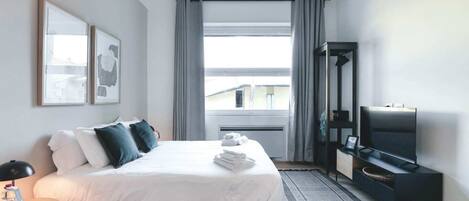 Strygejern/strygebræt, gratis Wi-Fi, sengetøj