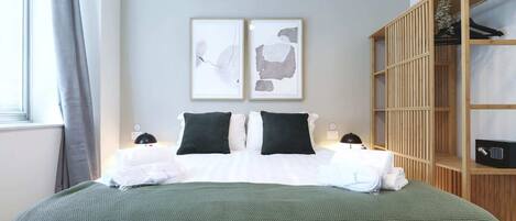 1 Schlafzimmer, Bügeleisen/Bügelbrett, kostenloses WLAN, Bettwäsche