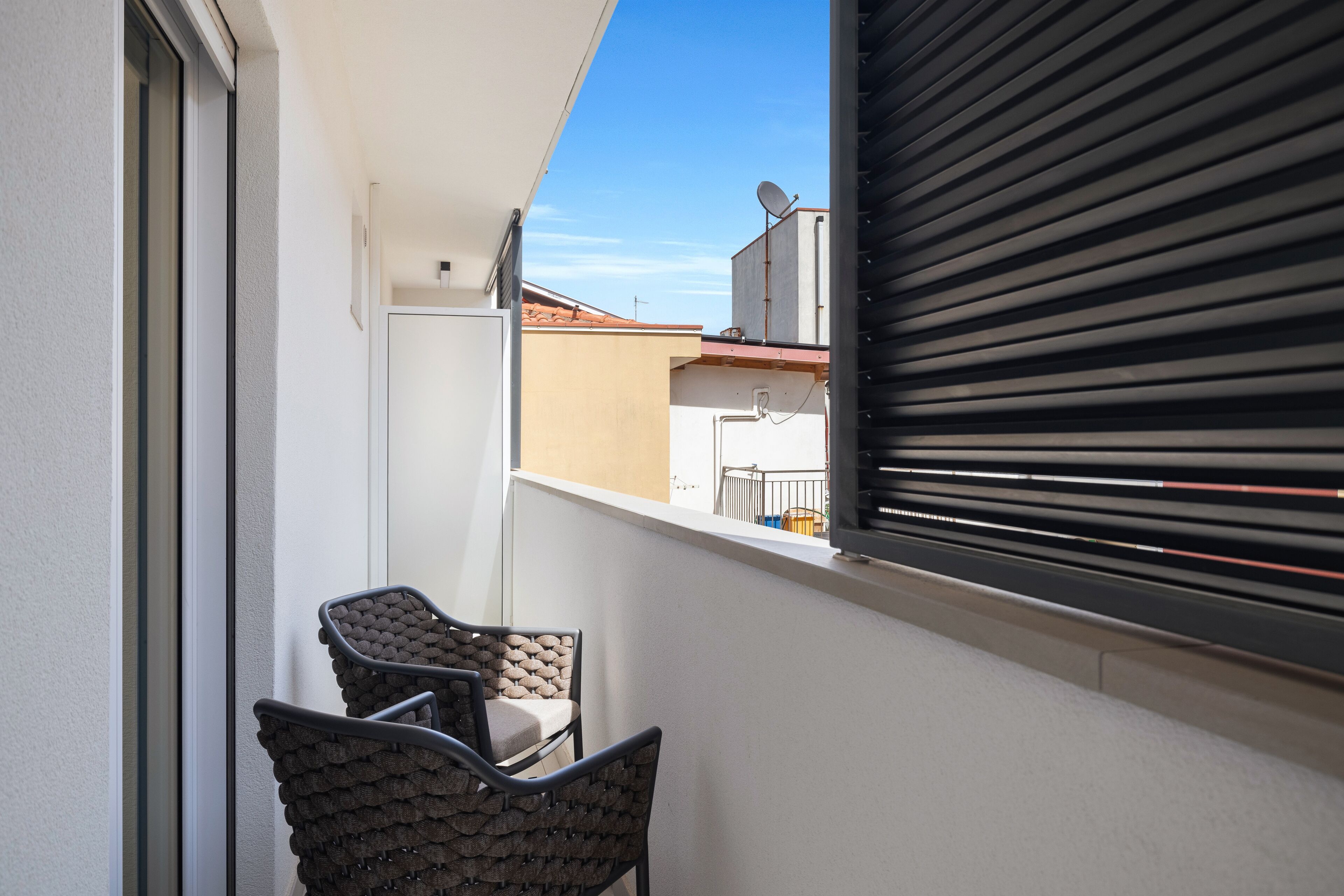Chambre Confort, 1 lit double, balcon, vue cour intérieure | Balcon