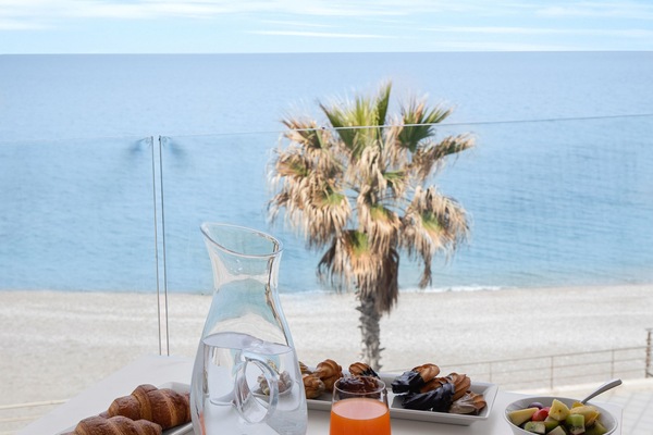 Deluxe Room, 1 Double Bed, Terrace, Sea View | Terrace/patio
