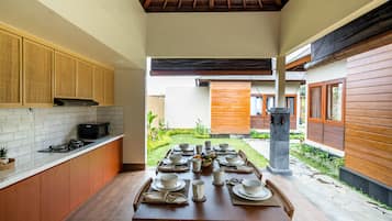 Two Bedrooms Villa with Private Jacuzzi | Private kitchen | Electric kettle