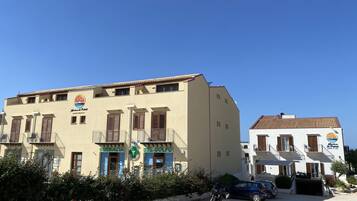 Fassade der Unterkunft