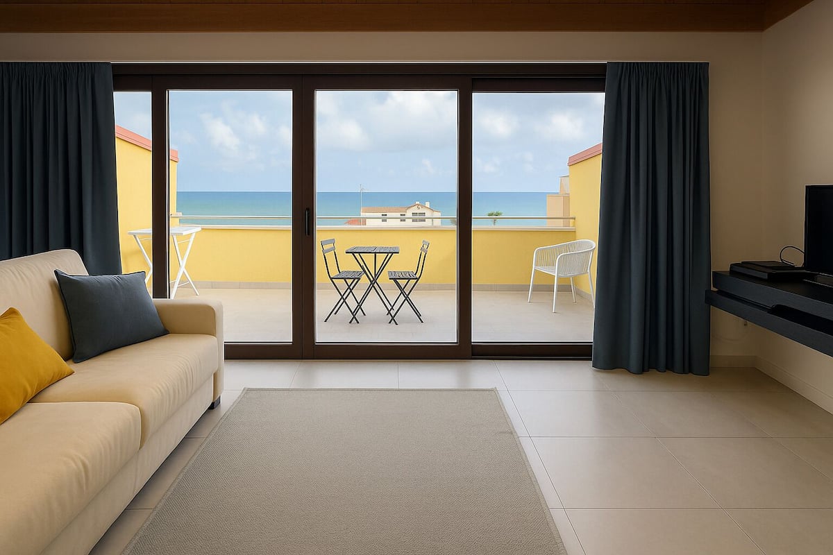 Appartement Standard, vue mer | Coin séjour