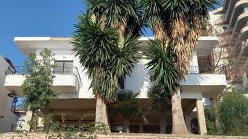 Fassade der Unterkunft