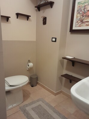 Apartment, 1 Bedroom, Smoking | Bathroom | Bathrobes, toilet paper - Casa Castelli Holiday Apartment (Bagheria)