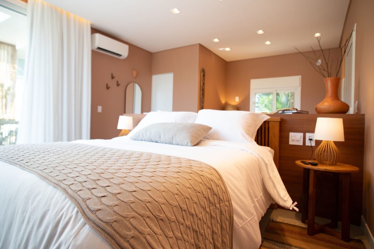 1 Schlafzimmer, Bettwäsche aus ägyptischer Baumwolle