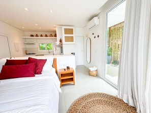 舒適雙人房 | 埃及棉床單、高級寢具、Select Comfort 床墊、迷你吧