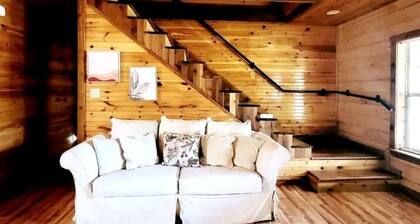 Spacious log cabin for country getaway